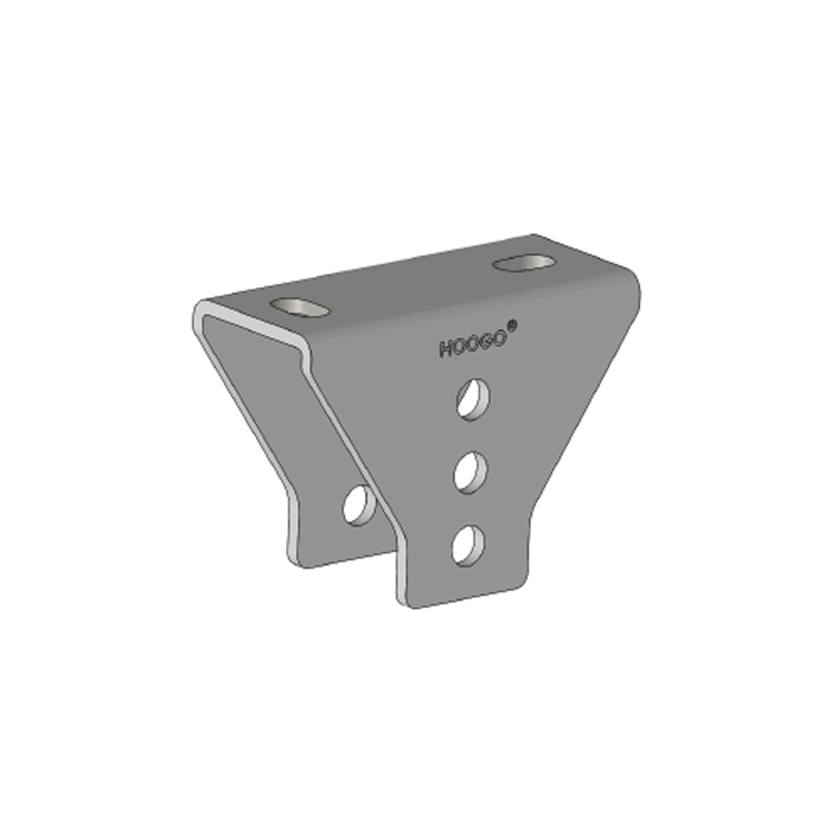 Steel Channel Base Unistrut U Channel Post Base Strut Channel Slotted Base Hot DIP Galvanized Strut Channel Fitting Accessories Metal Steel Post Base