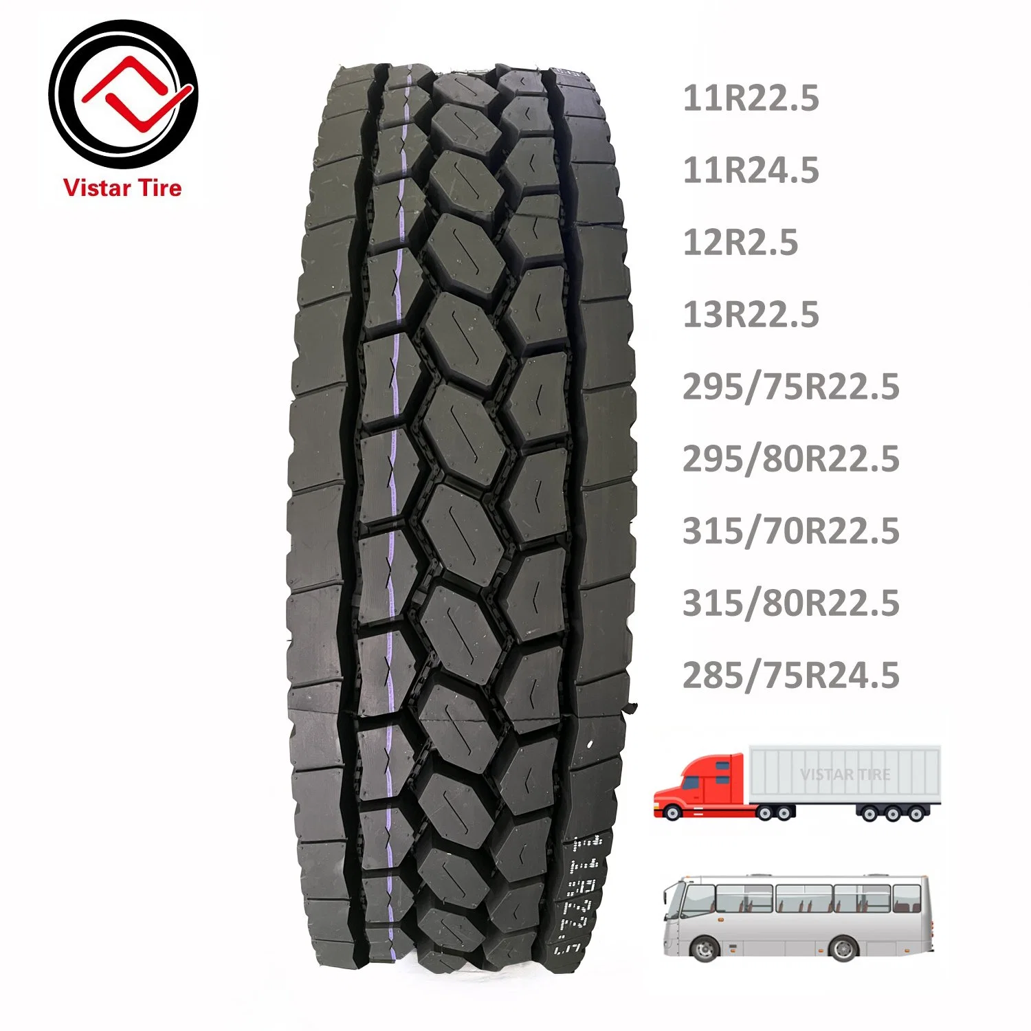 Chaoyang/Advance/Linglong/Triangle/Doublestar/Roadlux Brand Radial TBR Truck Tyres Factory Price 11r22.5 13r22.5 315/80r22.5 295/80r22.5 385/65r22.5 295/75r22.5