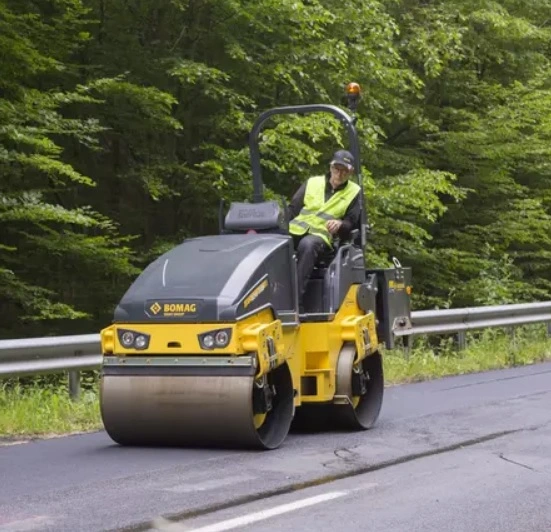 Luz direccional articulado Rolos Tandem Bomag Bw120 Ad-5 Rolete Road Construction Machinery