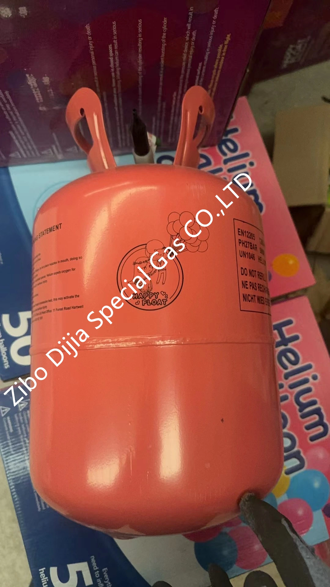 Helium Gas for Balloon Filling