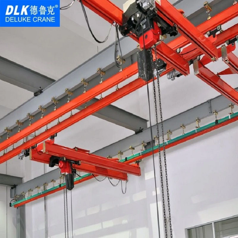 Crane Factory Flexible Combined Overhead Single Girder Bridge Crane System Manual 0.25t 2t