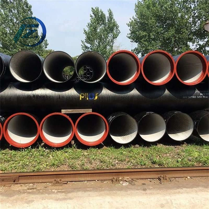 ISO 2351 Class K9 DN80mm to DN2000mm Dci Pipe Di Pipe Ductile Cast Iron Pipe Manufacturers for Water