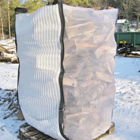 Firewood Ventilated PP FIBC Bag Breathable Big Bag Firewood Potato Packing