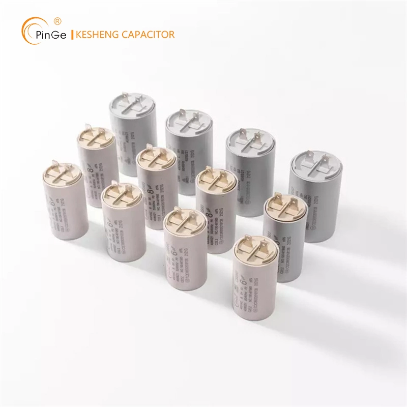 Ks Pinge Custom Made Metallized Good Self-Healing Effect Terminal Lead Cbb60 Washing Machine AC Motor Capacitors