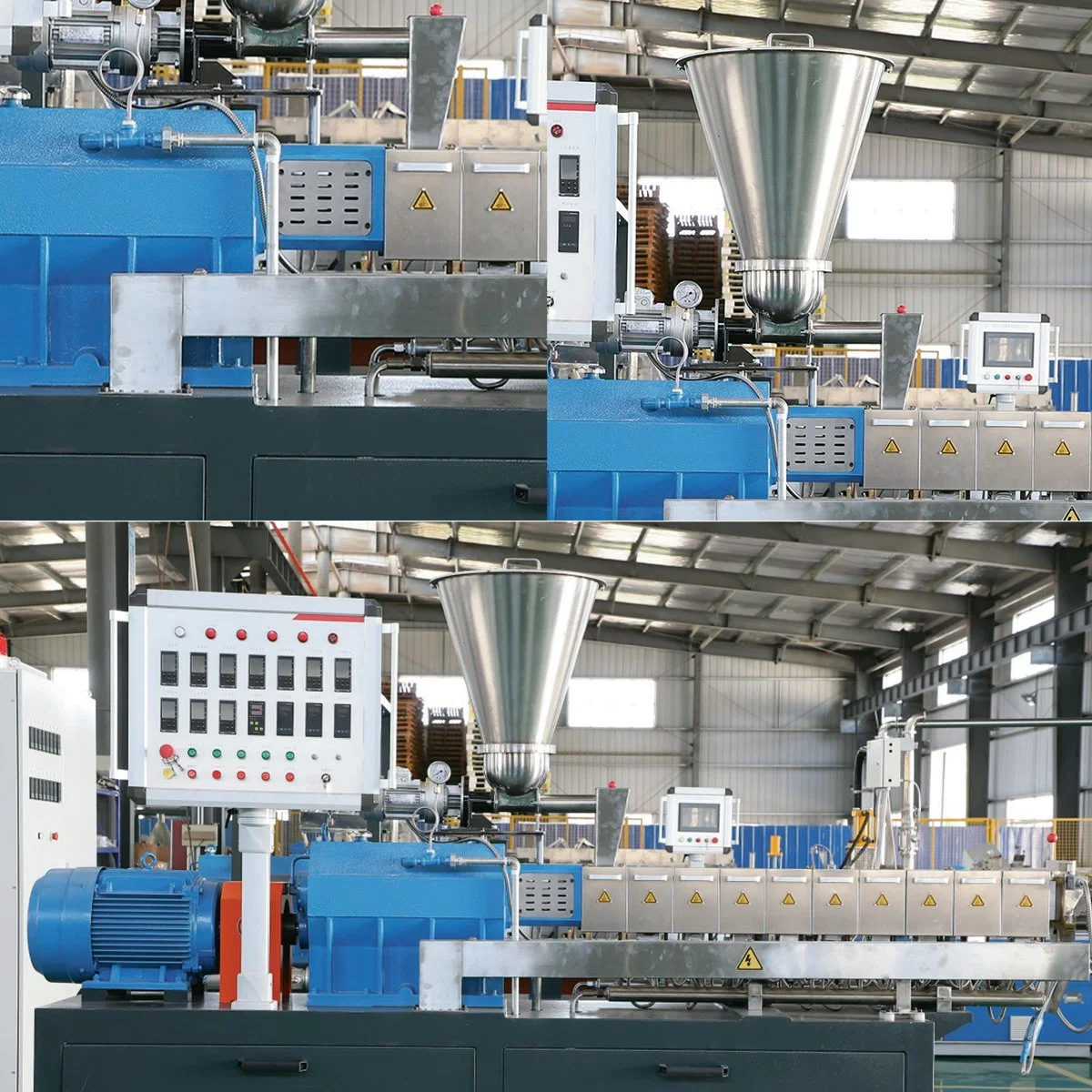 PP PVC PE Material Twin Screw Extrusion Machine for Film/ Pipe