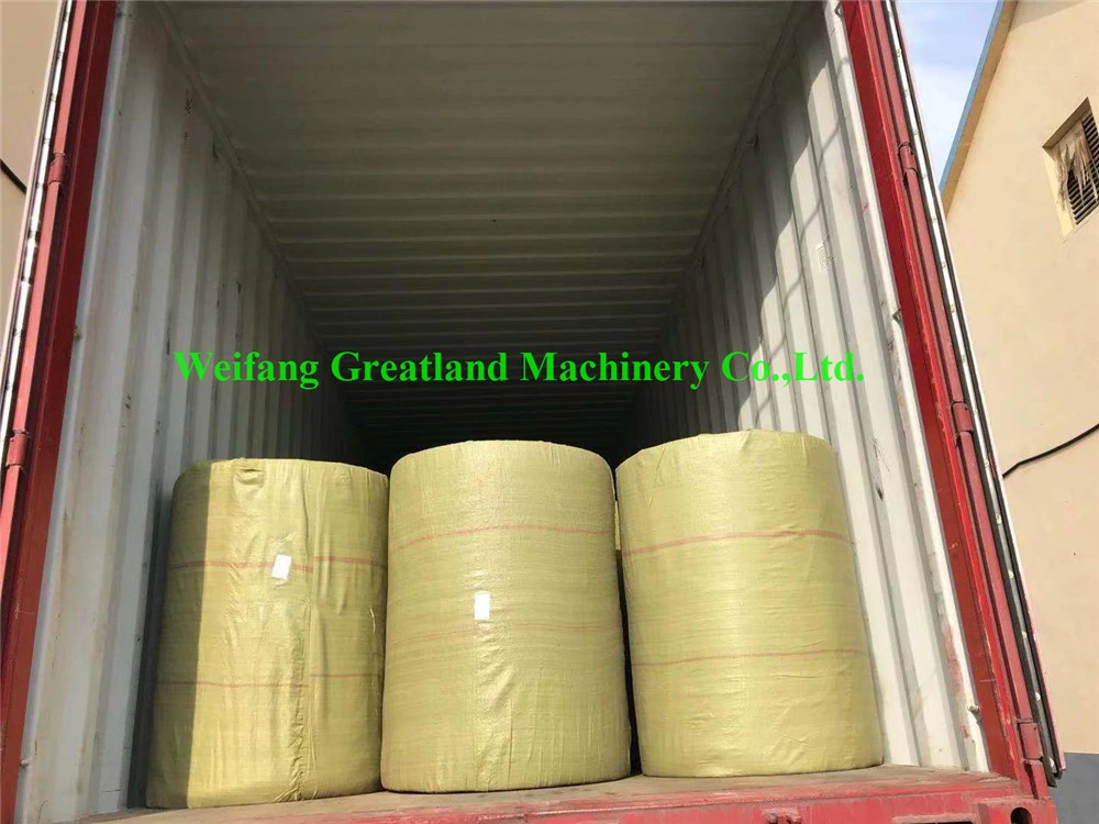 Chinese Tissue White Color Jumbo Roll Neck Paper Creping and Rewinding Production Line