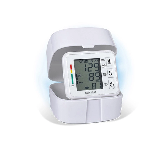 Electronic Digital Portable Automatic Heart Rate Pulse Wrist Blood Pressure Monitor