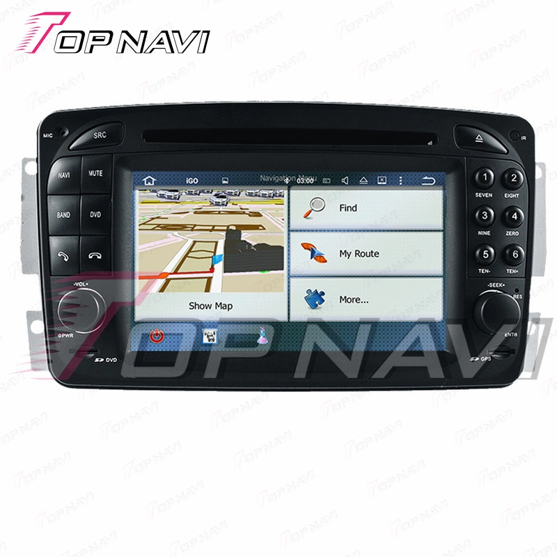 Auto Radio Double DIN Head Unit Car Video Instalação para Ecrã táctil para automóvel Benz Vaneo 2002-2005