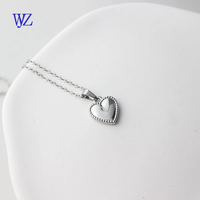 Hearts Jewelry Necklace with Stainless Steel Titanium Steell and Customized Logo