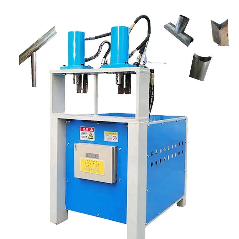 Hydraulic Pipe Punching Tube End Cutting Notch Forming Machine