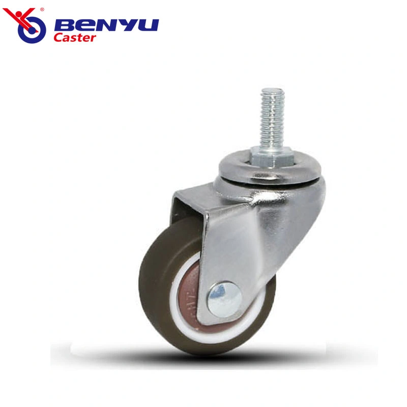 1/1.25/1.5/2 Inch Stem Swivel Caster Wheel Light Duty Casters