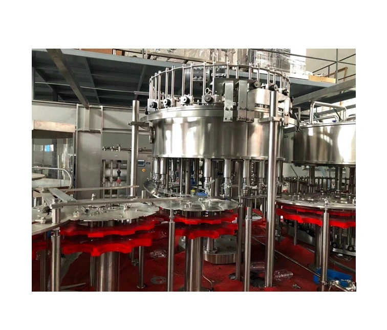 Automatic 3 in 1 Glass Bottle Mango Orange Juice Washing Filling Capping Machine Production Plant with Lid