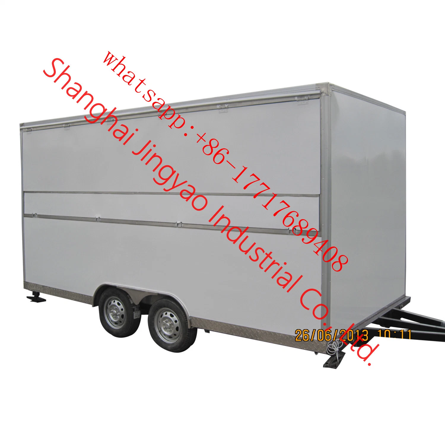 Newest Promotion Stainless Steel Airstream Mobile Food Truck Food Vend Trailer for Sale Used Tow Truck Hot Dog Cart Ice Cream Food Kiosk