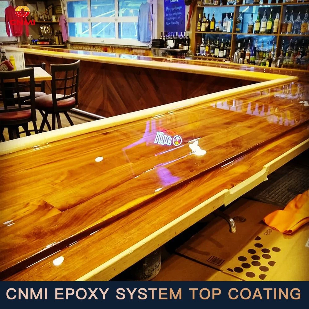 Cnmi Epoxy Ab Glue Kit Non-Toxic Resin Epoxy Tc110 1: 1 Crystal Clear Table Epoxy Resin for Wood Top Coating Countertop No Voc