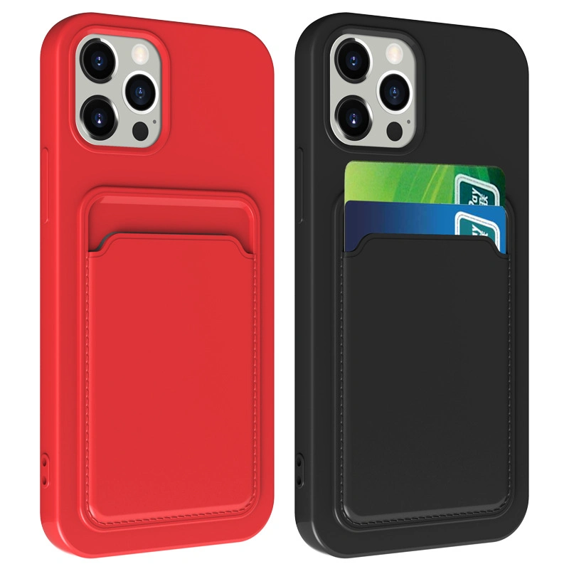 TPU PC funda para teléfono móvil cartera de teléfono móvil de paquete de tarjetas Accesorios para teléfonos iPhone 14 PRO Max 13 12 11 X xr fundas para teléfonos para iPhone 15 Huawei Mate 60 PRO