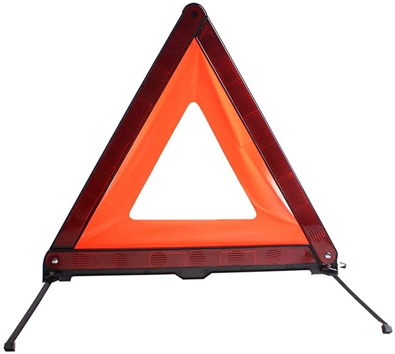 Warning Triangle, Foldable Emergency Reflector Roadside Hazard Sign