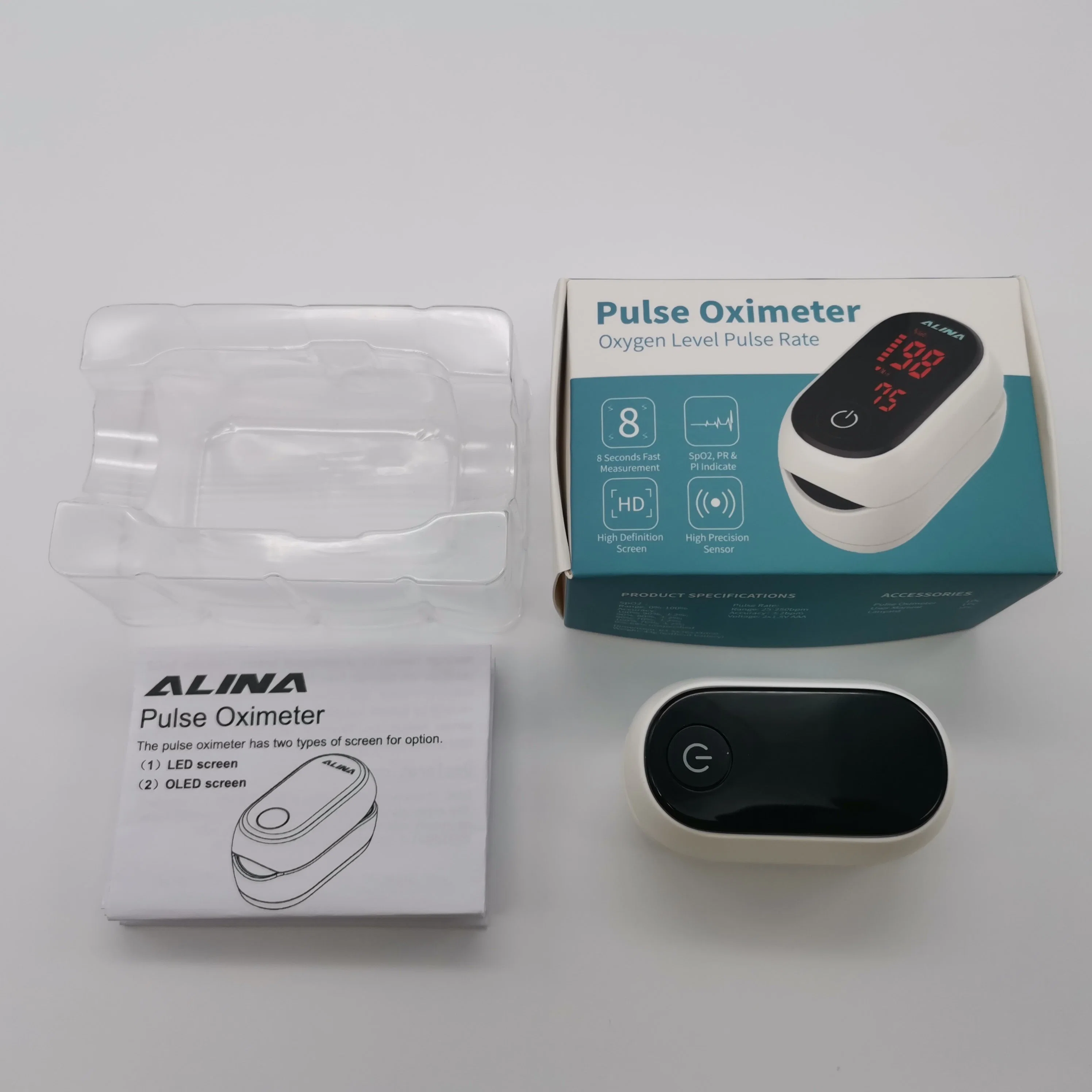 Hot Selling The Latest Portable SpO2 Espoo Pulse Oximeter Oximetro Pluseoximetre