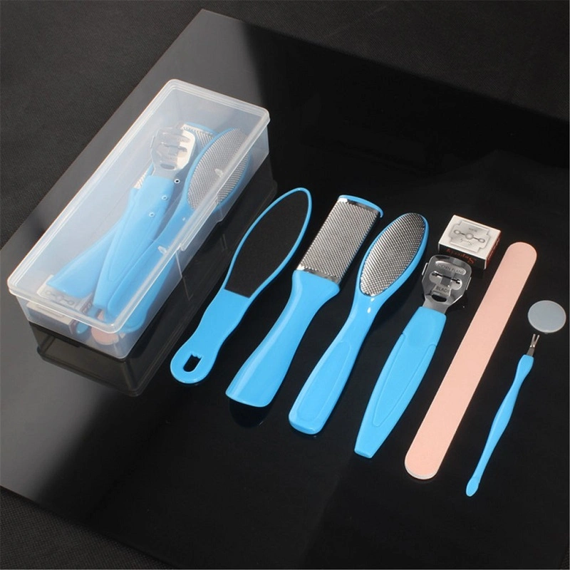 Beauty Tools Stainless Steel Foot File Kits Washboard Multi Combination Foot Peeling Tool Set