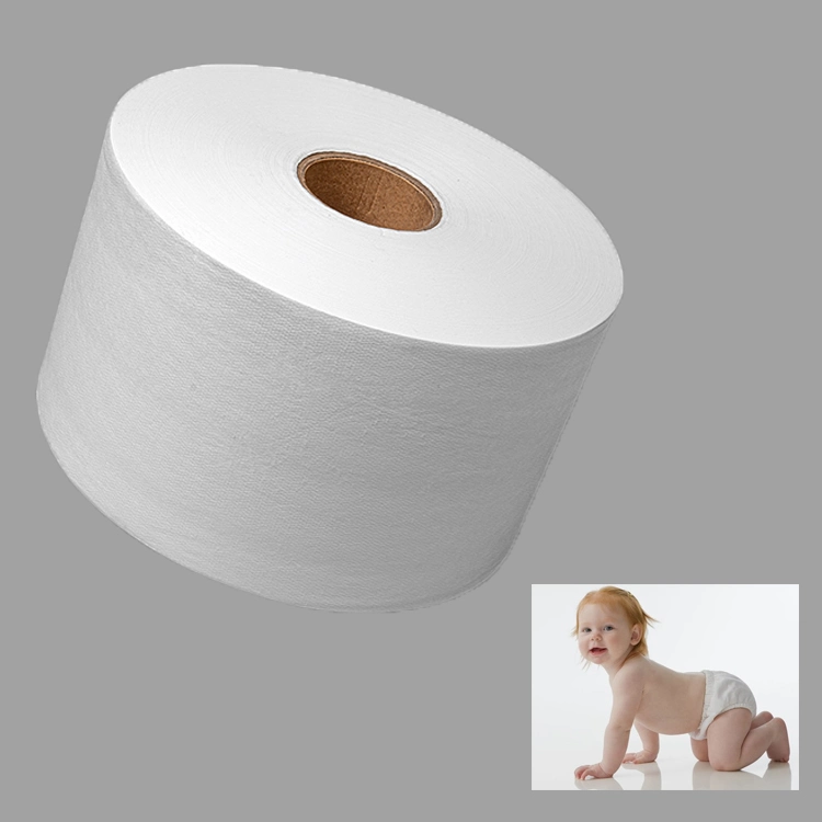 Ss SSS Super Soft Spunbond Nonwoven Fabric Rolls Raw Material for Baby Diaper