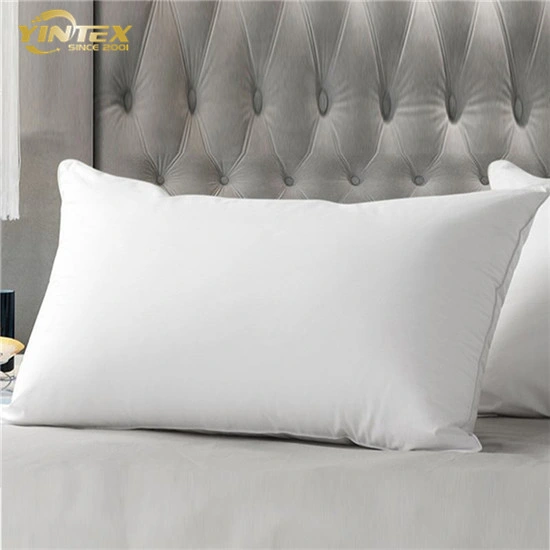 Nuevo diseño de color blanco de almohada de plumón de pato