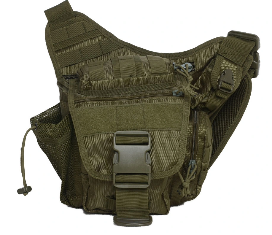 Bolso de cintura táctico de estilo militar para ciclismo, senderismo y deportes al aire libre, resistente al agua y con estampado de camuflaje (CY3611)