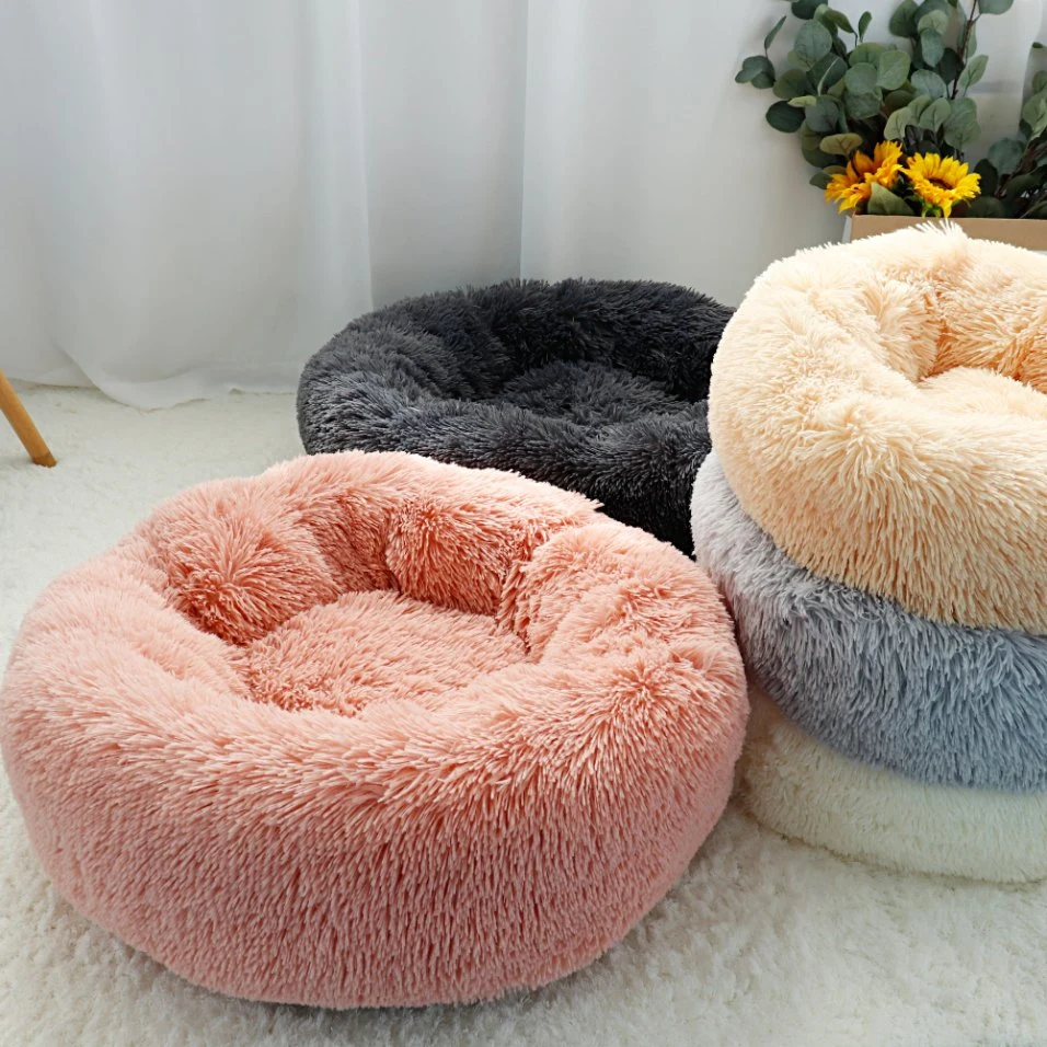 Dog Pillows Large Cotton Top for Faux Fur Fabric Plush Fluffy Beds Mats & Houses