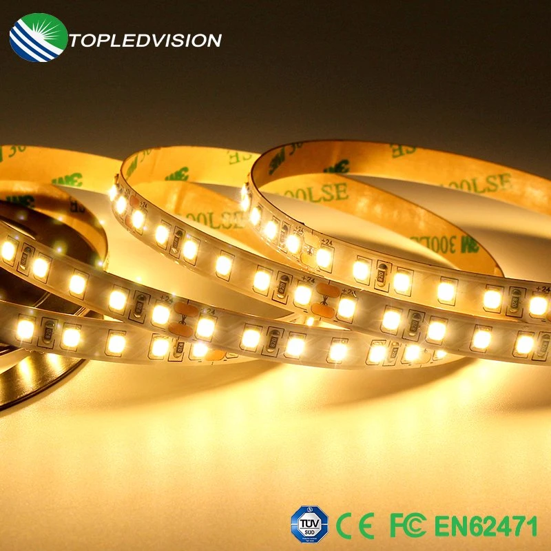 High Bright Sanan Pure gold wire large chip 120LEDs/M 2835 LED Strip 2700K 3000K 4000K 6000K