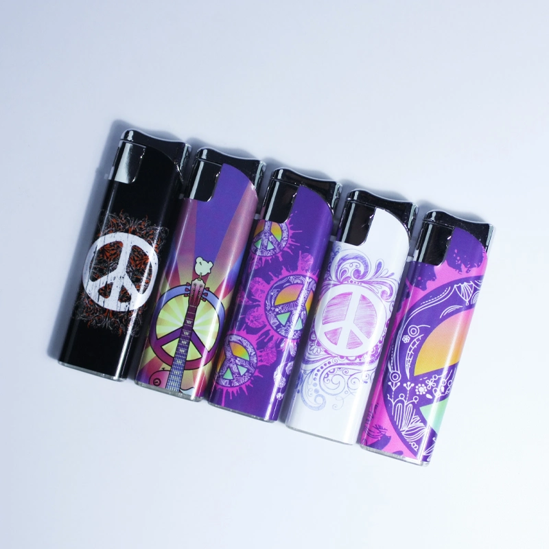 Thin Style Electronic Lighters in Chinese Lighter Shops