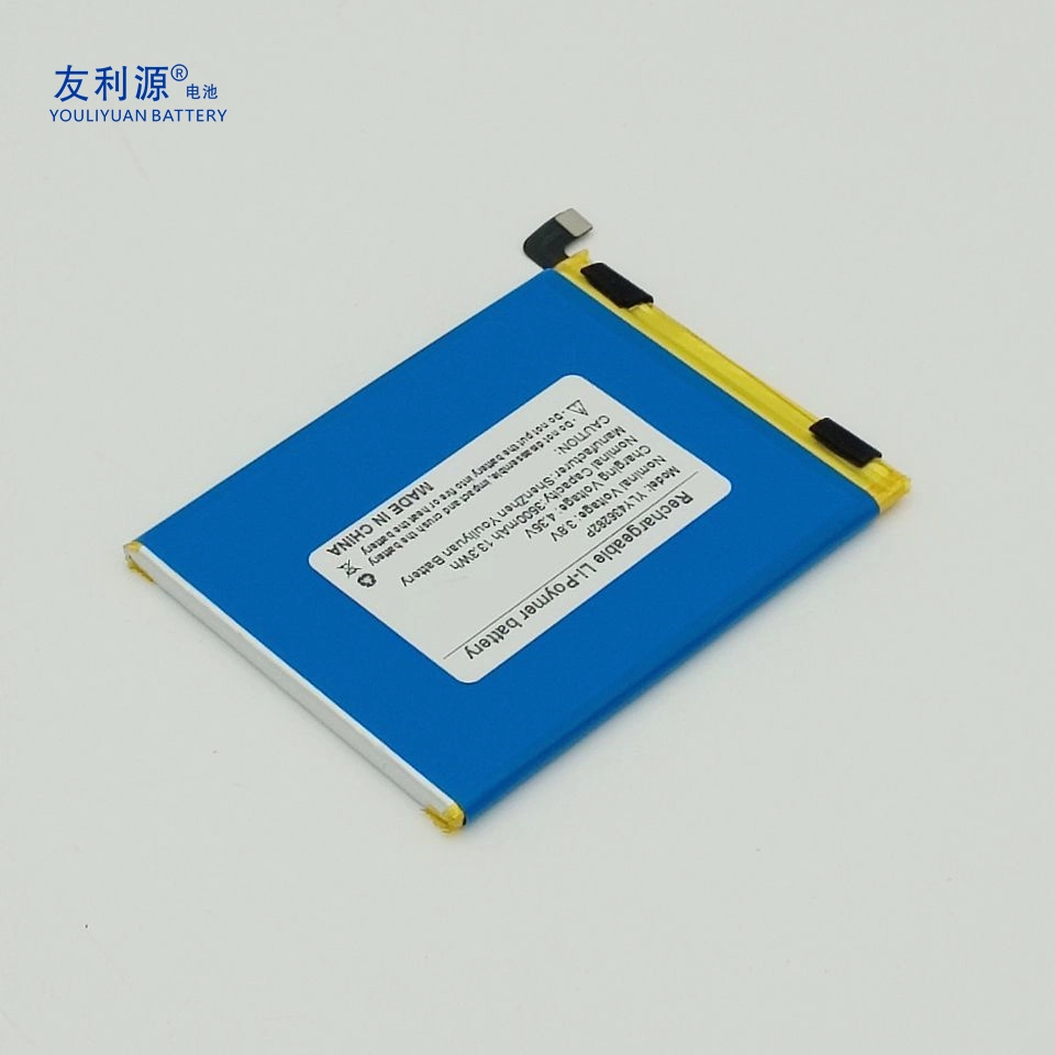 China Manufacturer Factory Lithium Lipo Battery 436282p 3.8V 3500mAh 13.3wh with FPC Leadwire for Mobile Phone Liion Polymer Battery