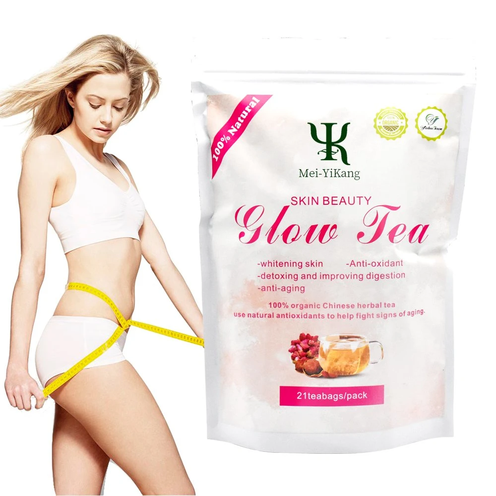 OEM Skin Beauty Slim Tea 21 حقيبة/حزمة الشاي 100% العضوية شاي الأعشاب الصيني