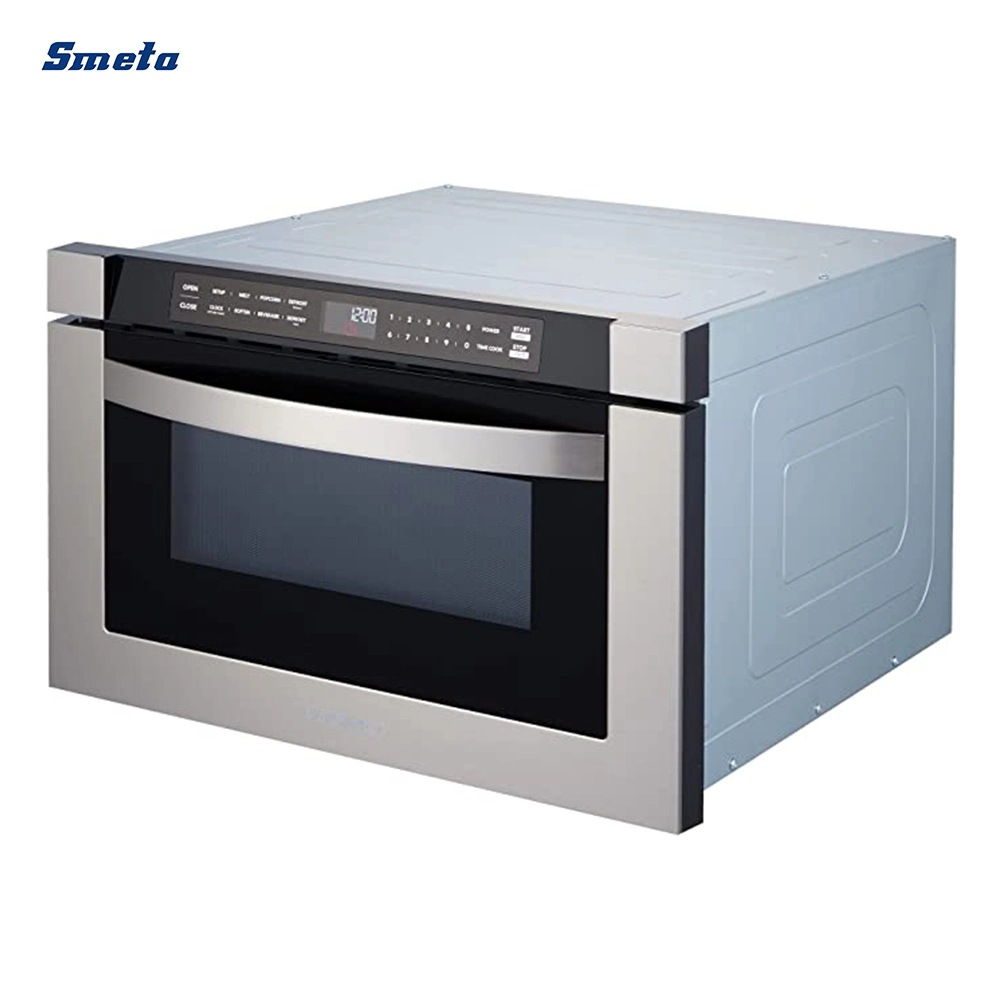 Smeta 120V 34L Fast Food Kitchen Cabinet Built in Microwave Oven