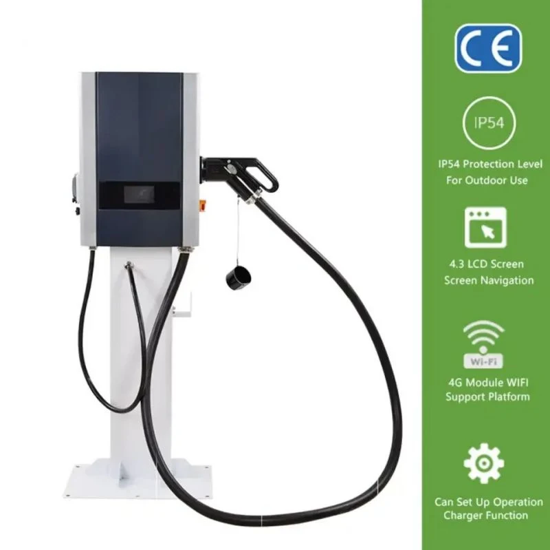 20kW 33A DC Cargador de vehículo eléctrico Estación de carga Rápida Eléctrica Estación de carga solar para vehículos