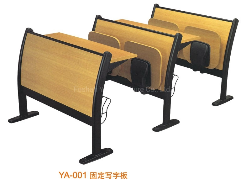 Лекция в университете деревянные классе металлические ожидания используется зрительный зал кино театр мебелью студент письменный стол и стул школьной мебели (YA-X001)