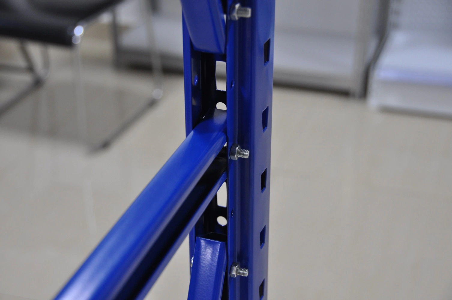 Blue and White Long Span Racking