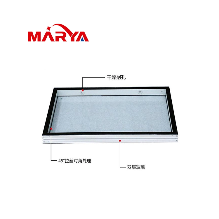 Marya Pharmaceutical CE Certificate High quality/High cost performance  Tempered Glass Cleanroom Window Manufacturer