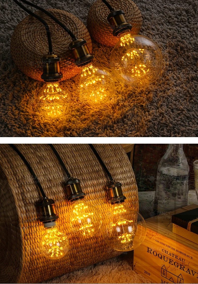 2016 New Globe LED Lamp G80 G95 Vintage Lamp