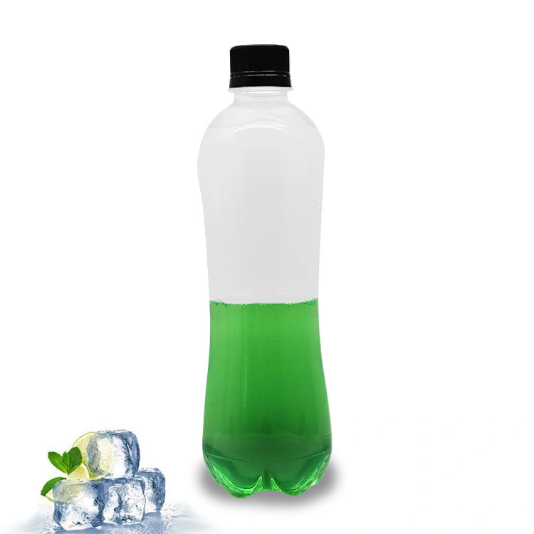 Bouteilles d'eau en plastique jetables Emballage de boissons Bouteilles en plastique transparentes personnalisées vides de 500 ml pour soda.