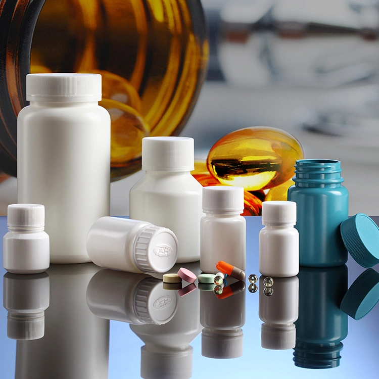 HDPE Bottles Medicine Pill Bottles with Double Color Lid