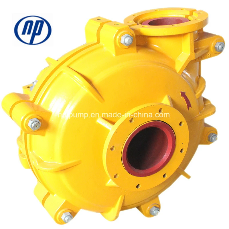 Nah Slurry Pump Horizontal Mine Minerals Chrome Industrial Water Centrifugal Rubber Sand Slurry Pump