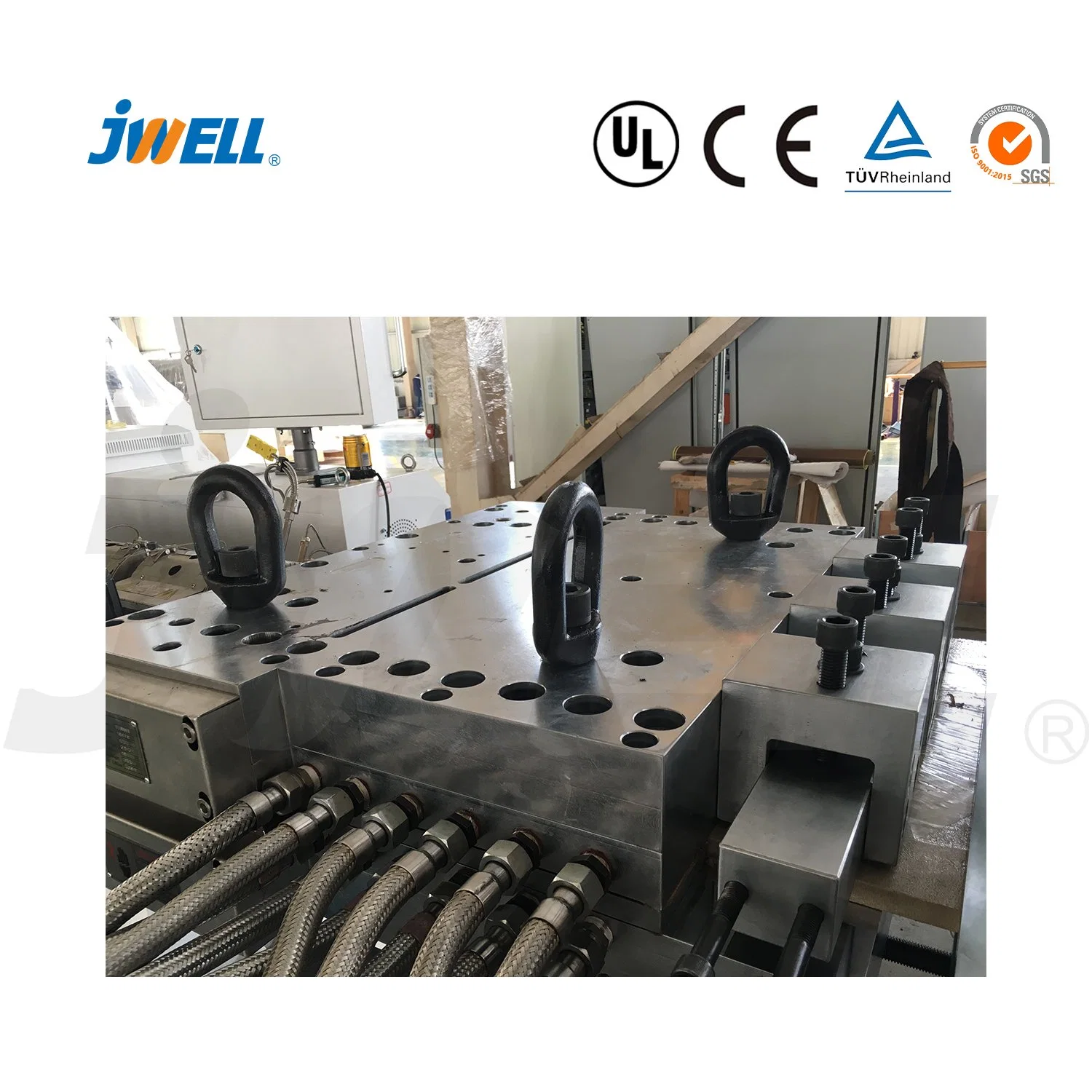 Jwell PPSU Board Pipe Plastic Machinery Machine Extrusion in Heat Exchanger Blades