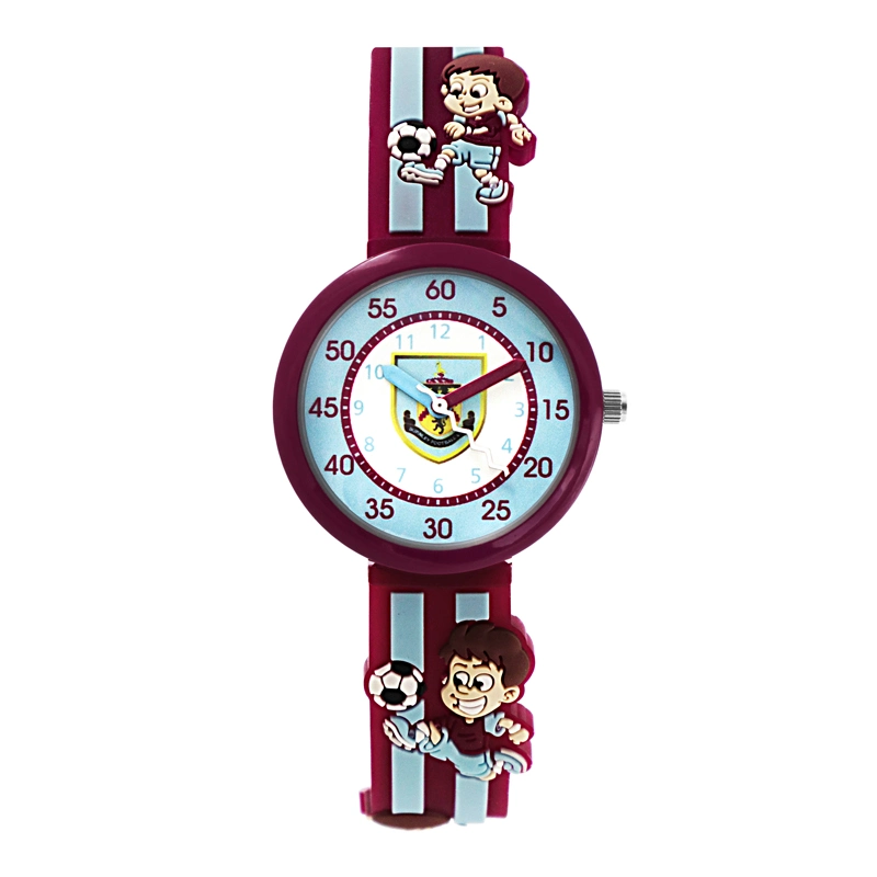 Caricature de commerce de gros bon marché Water Resistant coloré poignet Watch Kids étudiant Montre à quartz en silicone pour Garçon