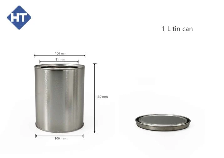 100ml/1L/2L/3L/4L Paint Tin Cans Chemical Pail Metal Container Supplier