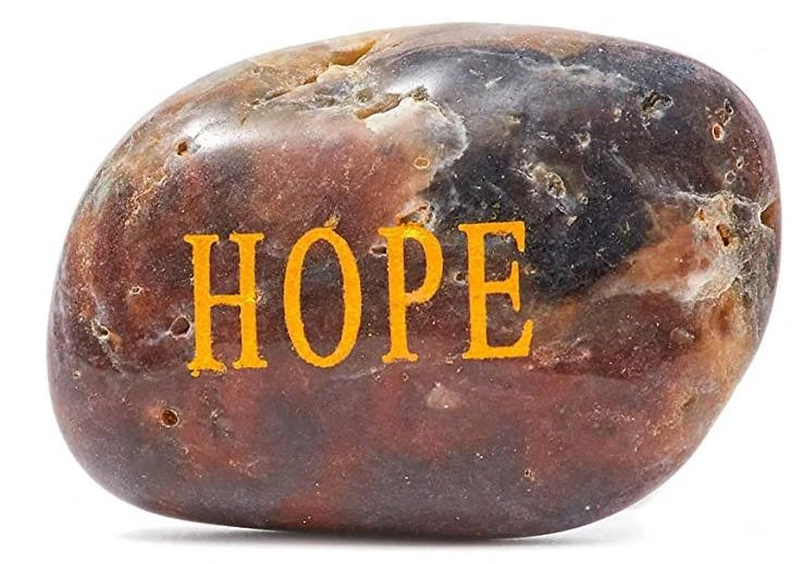 High quality/High cost performance Buddhism Customizable Lettering Pebble Stones Decorative Pebbles Stone Combination Set Stone Lettering Stone Come on, Be Happy, Happy, Love