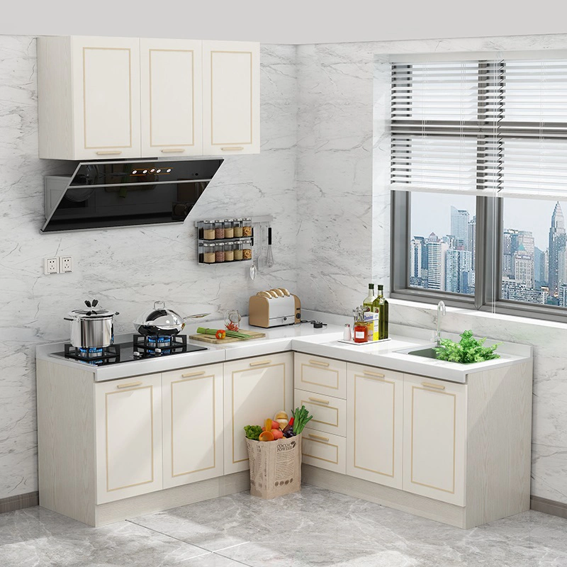 Modern Kitchen Cabinet PETG Luxury Wood