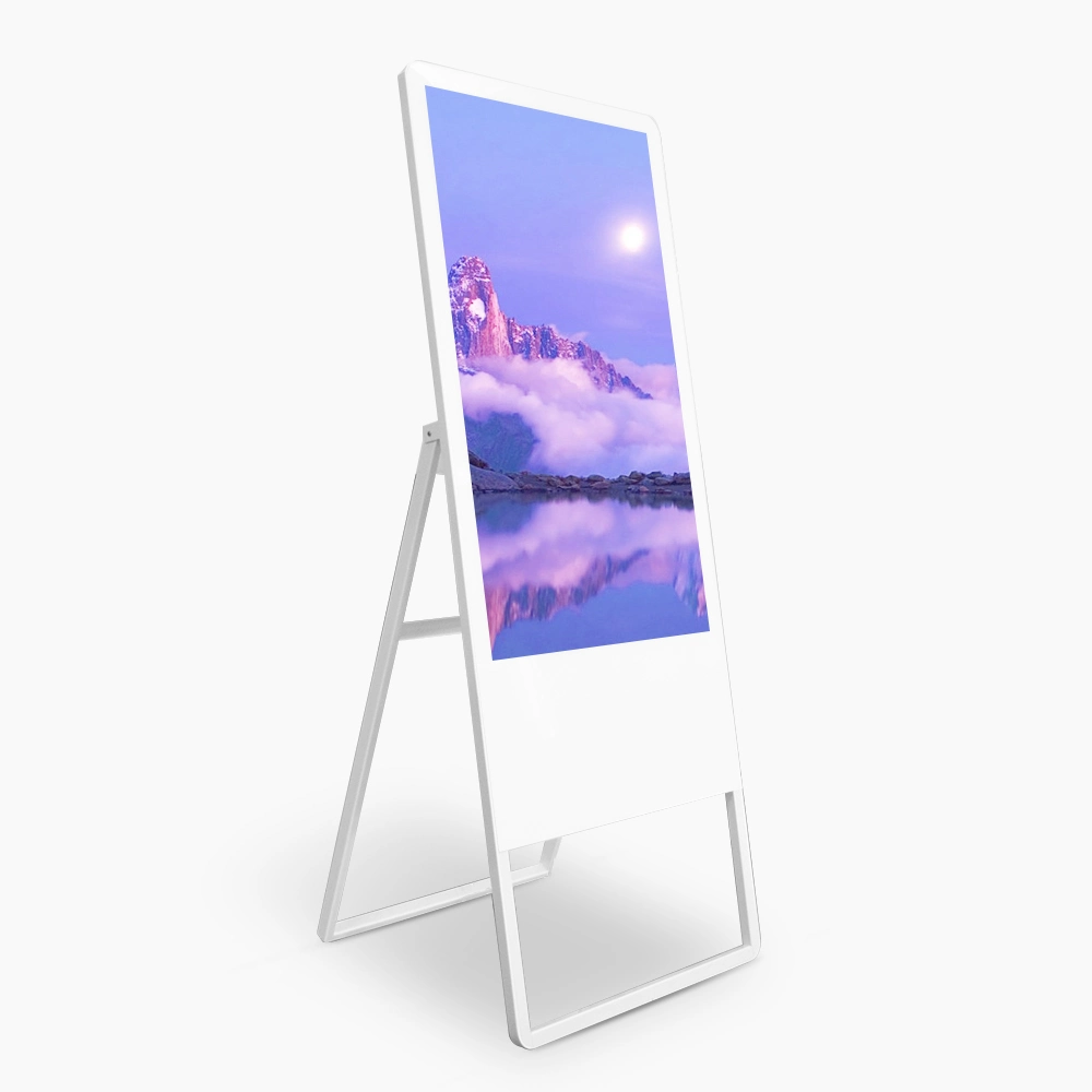 Aiyos Floor Standing 42 43 Inch a Frame Digital Signage Display for Retail Shops