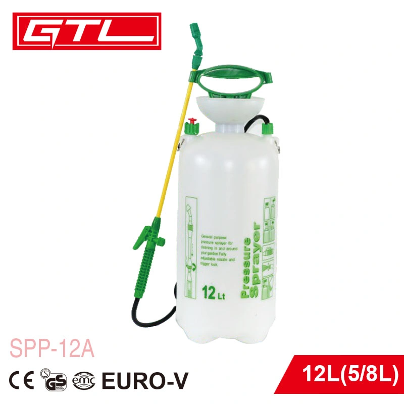 12L Plastic Garden Tool Air Compression Manual Pump Hand Pressure Sprayer/5L 8L 12L Garden Shoulder Pressure Sprayer Hand Operated (SPP-12A)