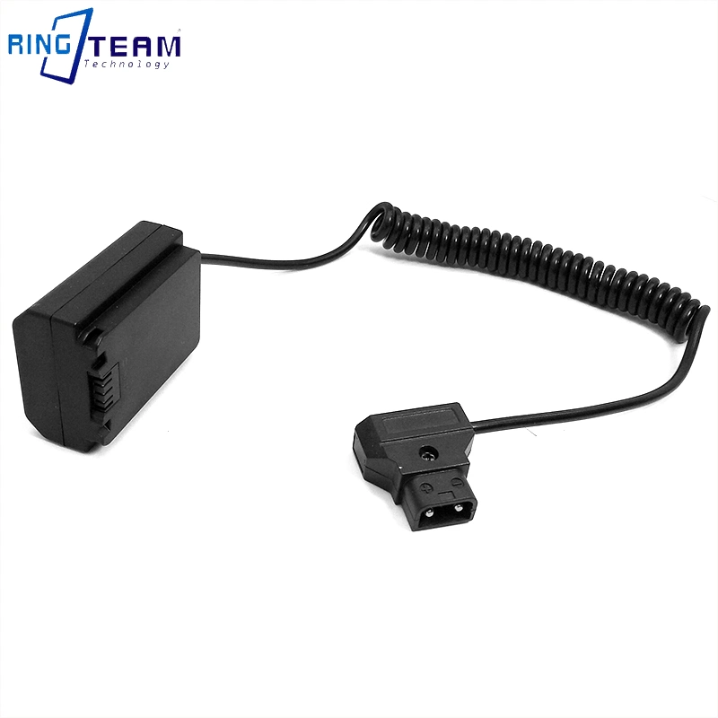 Coiled Cable Dtap Btap Ptap to Np-Fz100 Np Fz100 DC Coupler for Sony Alpha 9 A9 Ilce-9 Ilce-7m3 A7riii A7 III Ilce-7m3 A7c