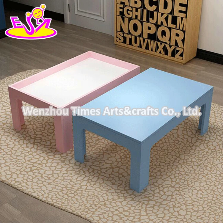 Customize DIY Wooden Kids Activity Table for Building Bricks W08g287b