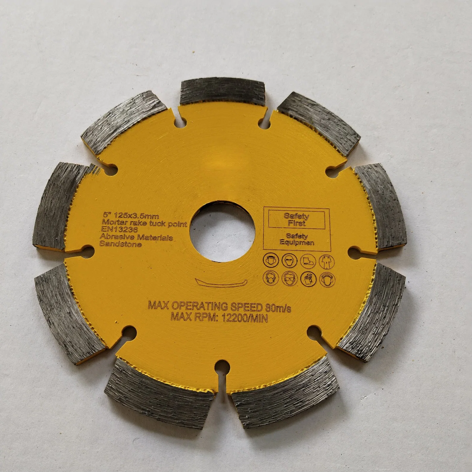 125mm Wet or Dry Cutting Laser Welded Tuck Point Diamond Saw Blade for Hard Concrete