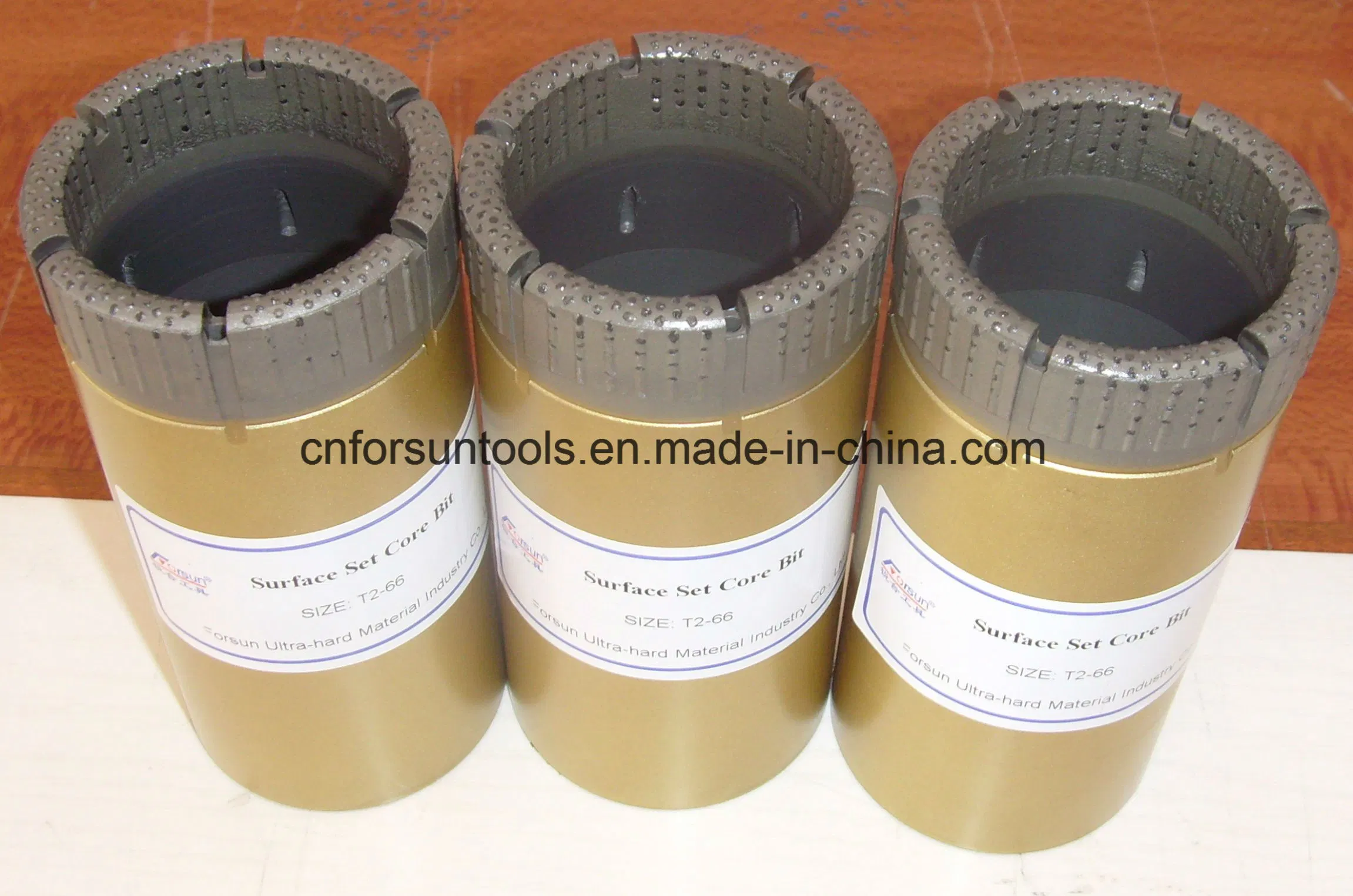 T2-66 Surface Set Diamond Core Drill Bit